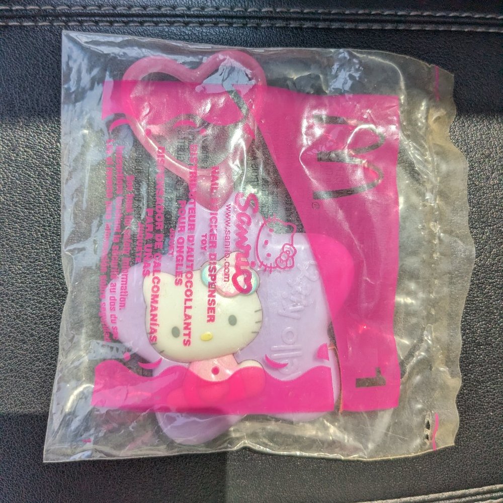 2002 Hello Kitty McDonald's happy meal toy. With stickers